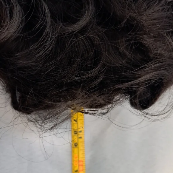 Black Vintage Finger Wave Wig - Picture 7 of 8